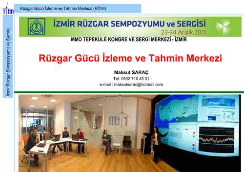 Rüzgâr Gücü İzleme ve Tahmin Merkezi